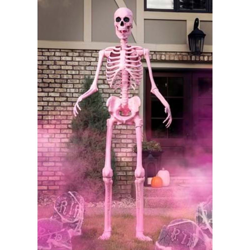 8FT Pink Ms. Vanderbones Skeleton Decoration Standard