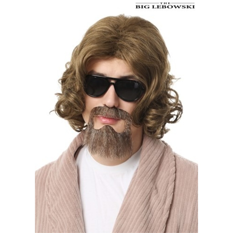 Big Lebowski Adult The Dude Wig and Beard Kit Standard