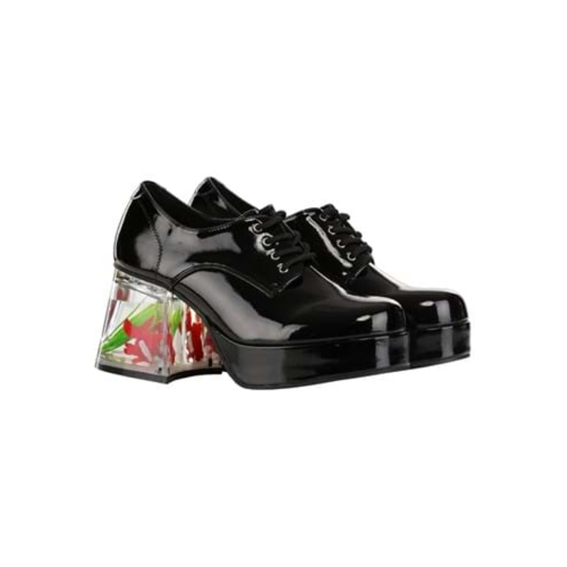 Black Goldfish Pimp Adult Shoes Size 7