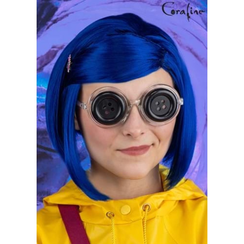 Button Eye Coraline Costume Glasses Standard