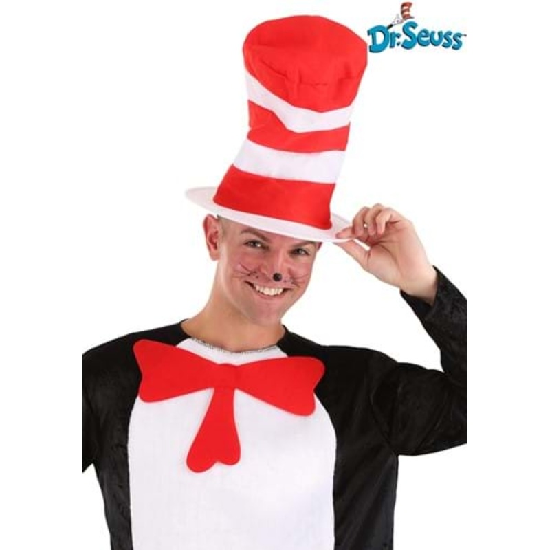 Cat in the Hat Costume Hat for Adults Standard