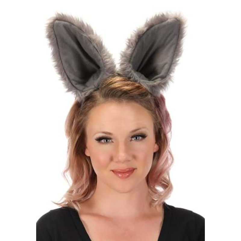 Deluxe Wolf Ears Headband Costume Standard