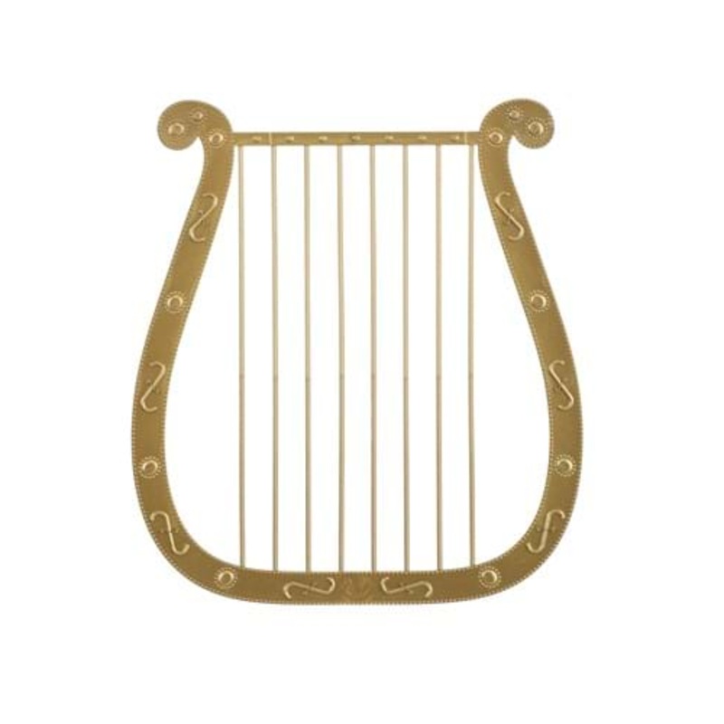 Golden Harp Costume Accessory Standard