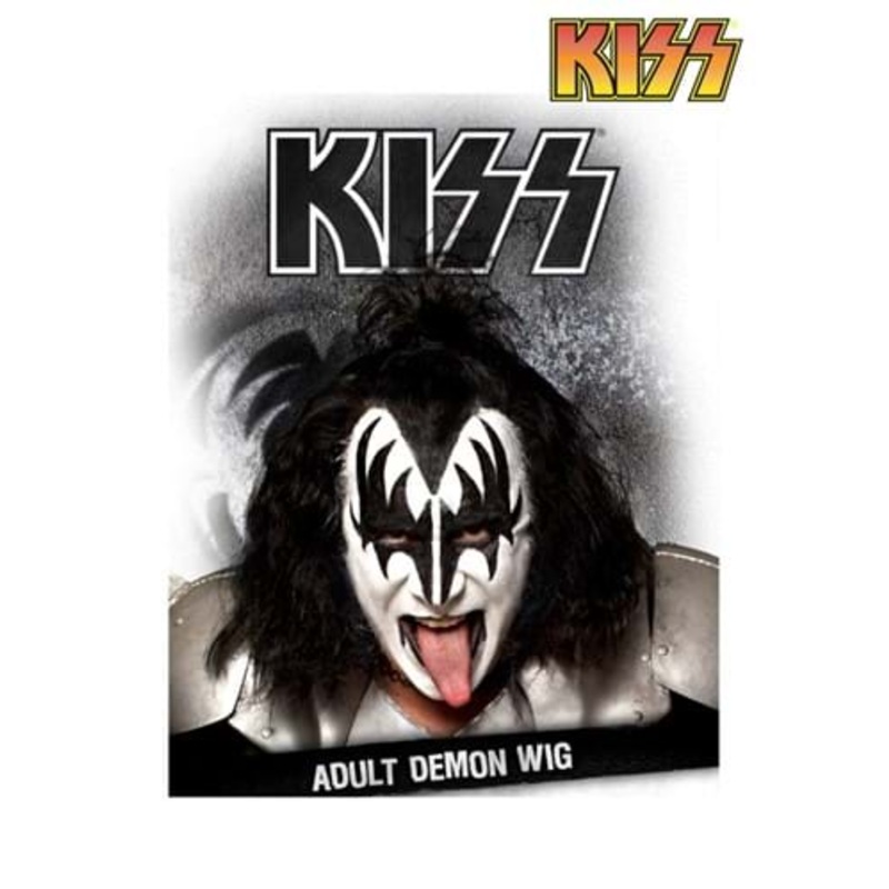 KISS Gene Simmons Demon Wig for Men Standard