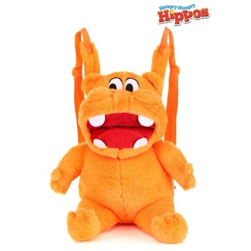 Orange Hungry Hungry Hippos Plush Backpack Standard