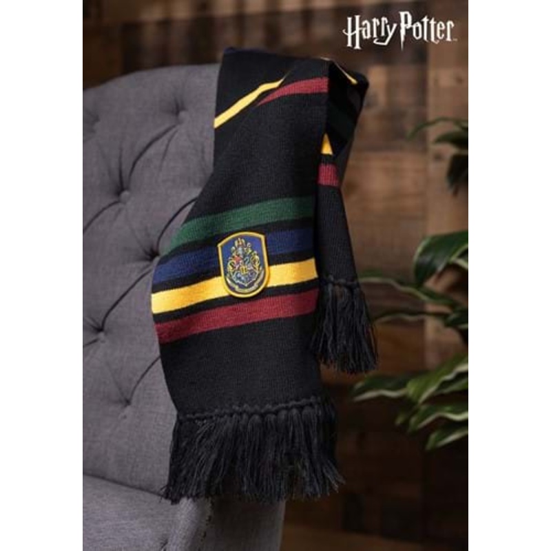 Striped Harry Potter Hogwarts Scarf Standard