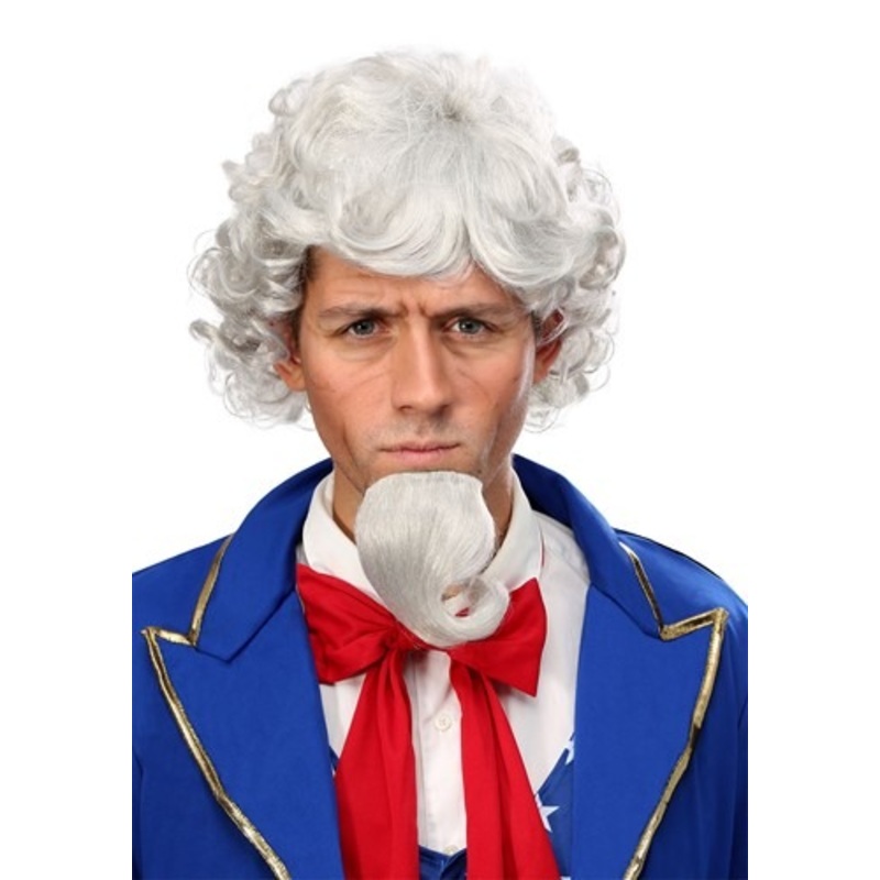 Uncle Sam Wig & Beard Kit Standard