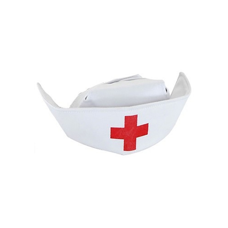 White Nurse Women's Costume Cap Standard
