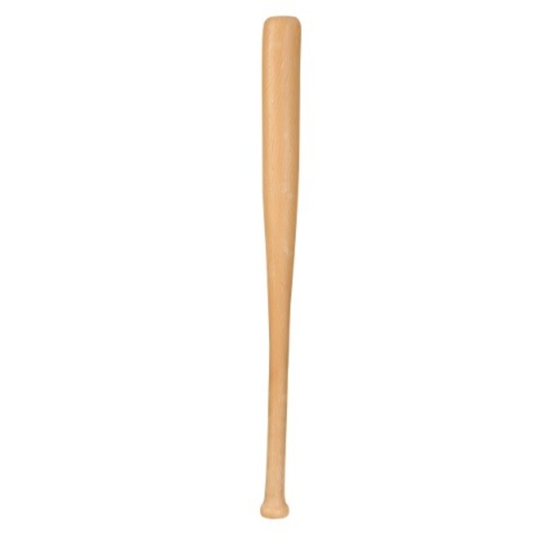 Adult Wood Look Plastic Baseball Bat Standard