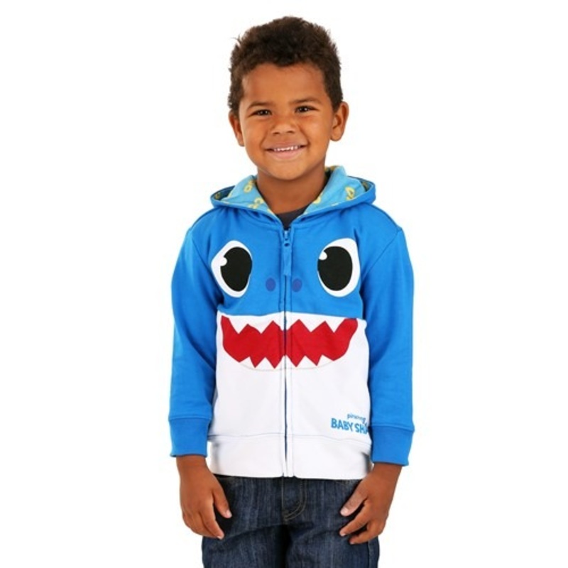 Baby Shark Blue Costume Hoodie for Toddlers