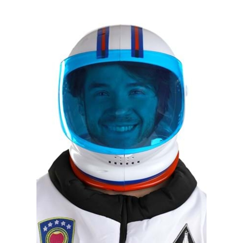 Blue Astronaut Costume Accessory Helmet for Adults Standard