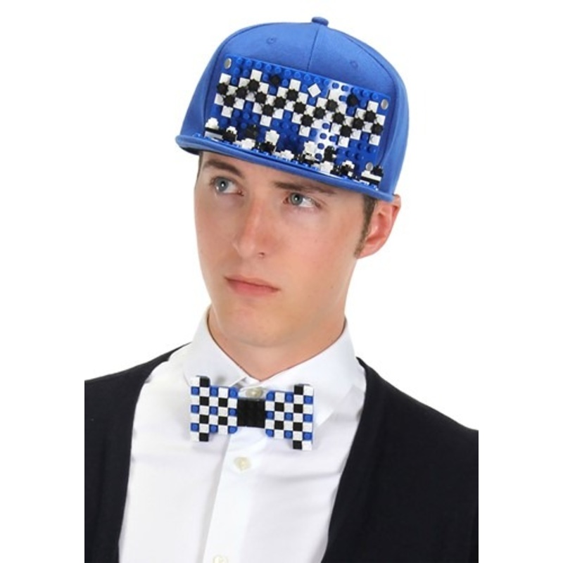 Bricky Blocks Blue Snapback Hat Standard