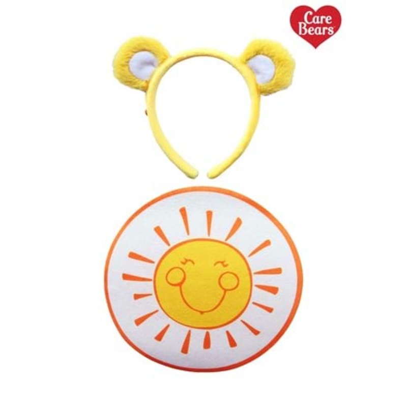 Care Bears Funshine Bear Ears & Patch Costume Accessory Kit Standard