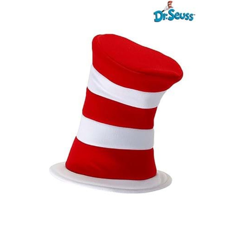 Dr. Seuss Deluxe Plush Cat in the Hat Velboa Costume Hat Standard