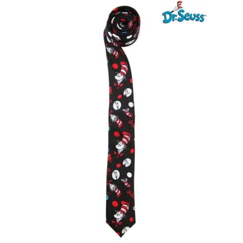 Dr. Seuss The Cat in the Hat Adult Pattern Necktie Standard