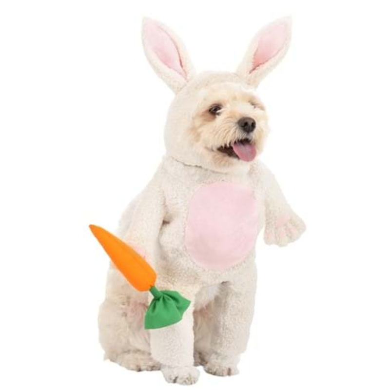 Fluffy Bunny Costume for Pets X-Small