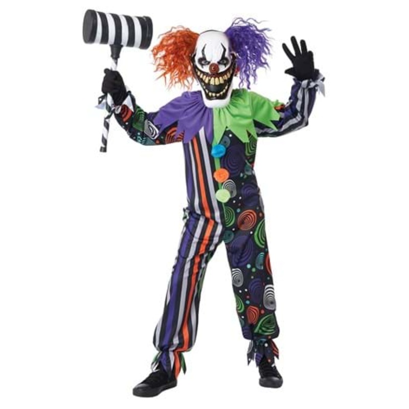 Funhouse Fiend Clown Costume for Boys