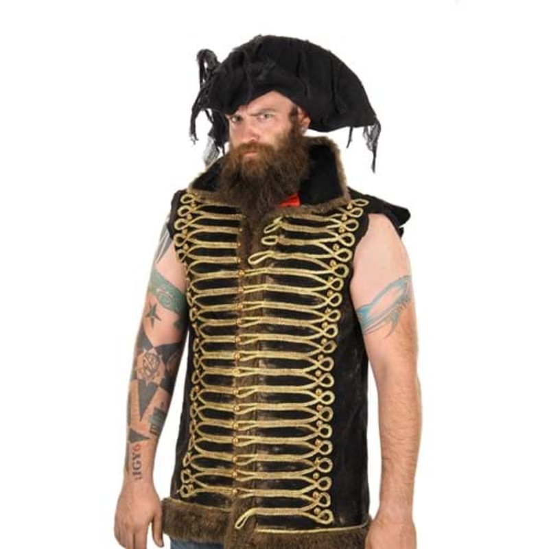 Ghost Pirate Adult Costume Hat Standard