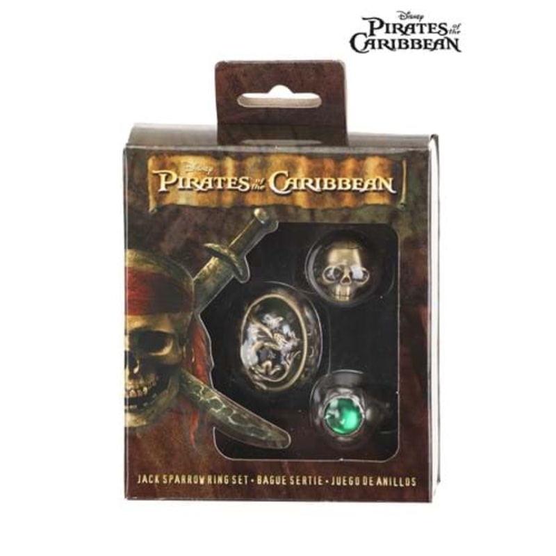 Jack Sparrow Ring Accessory Set Standard