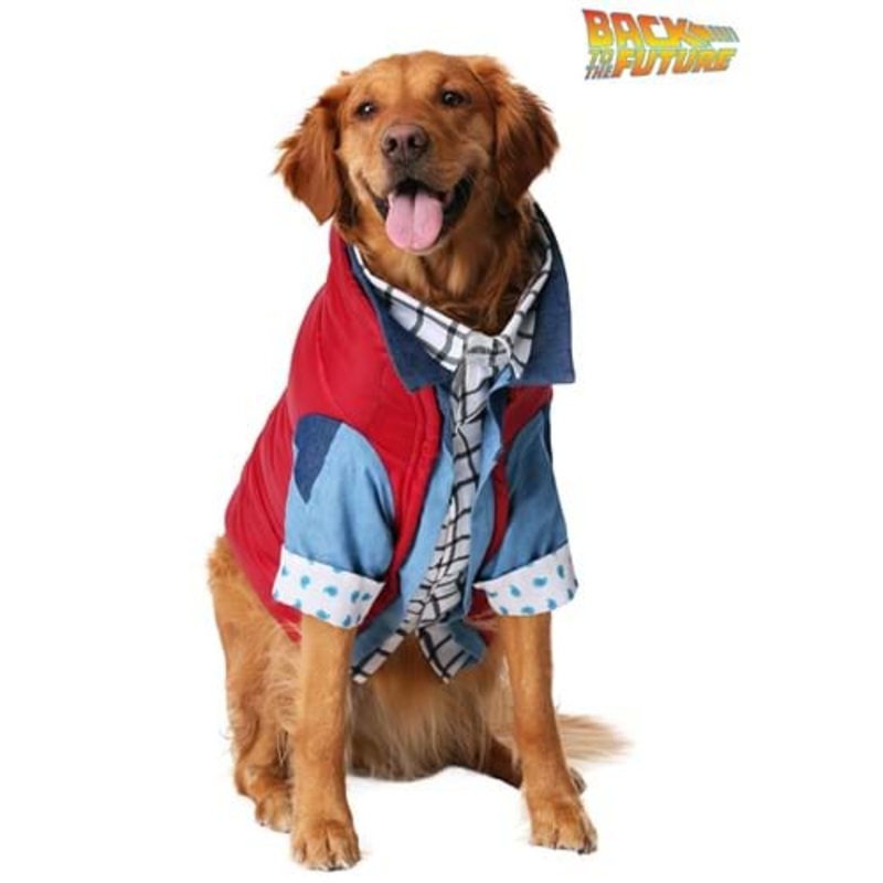 Marty McFly Dog Costume Back to the Future X-Small