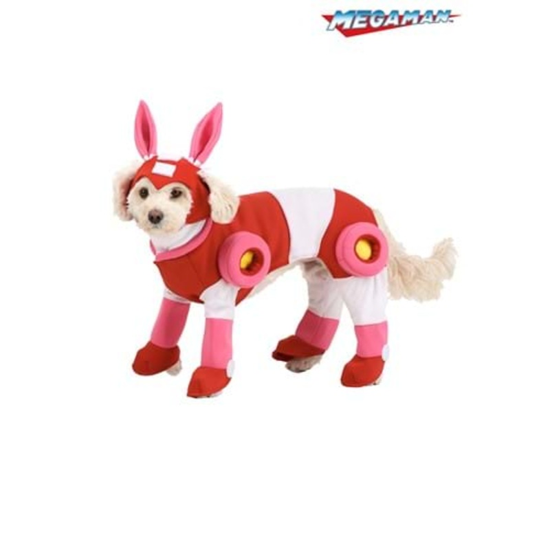 Mega Man Rush Pet Dog Costume XS