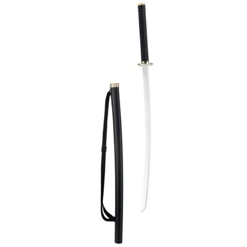 Metallic Katana Ninja Sword and Sheath Costume Prop Standard