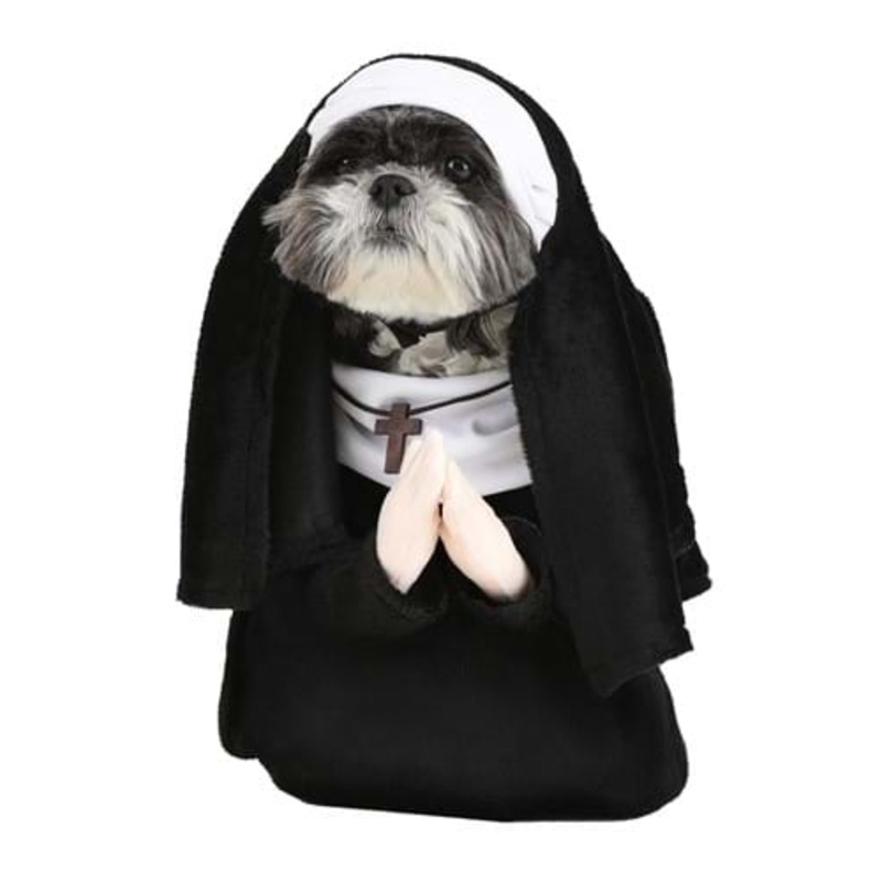 Nun Costume for Dogs XS