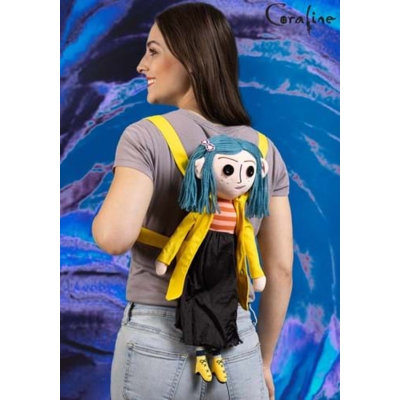 Plush Coraline Doll Backpack Standard