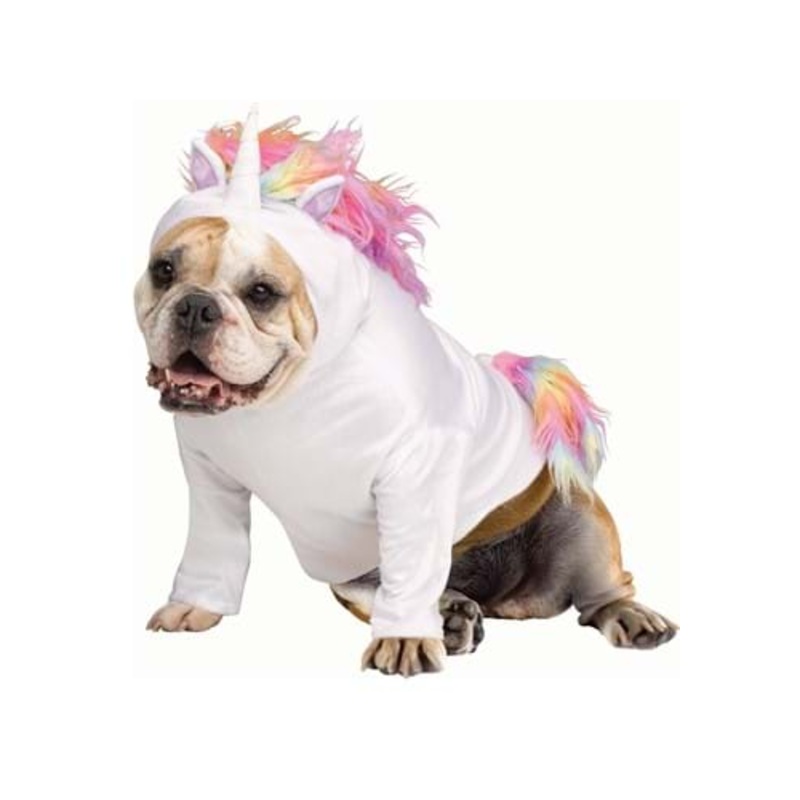 Unicorn Pup Costume for Pets M