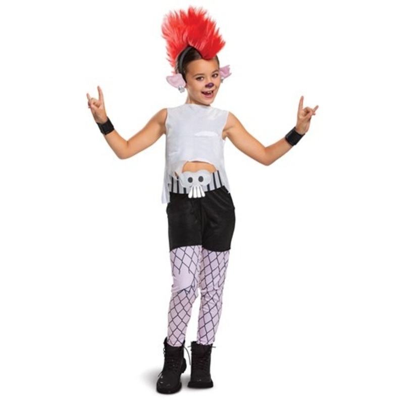 Deluxe Trolls World Tour Girl's Barb Costume