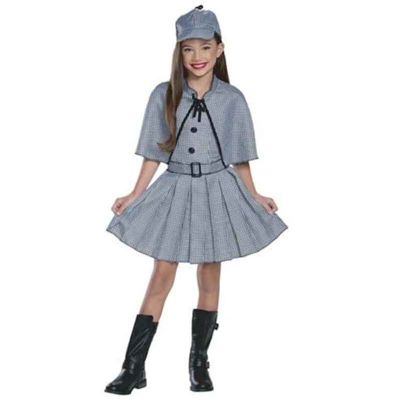 Girl's Detective Costume Dress