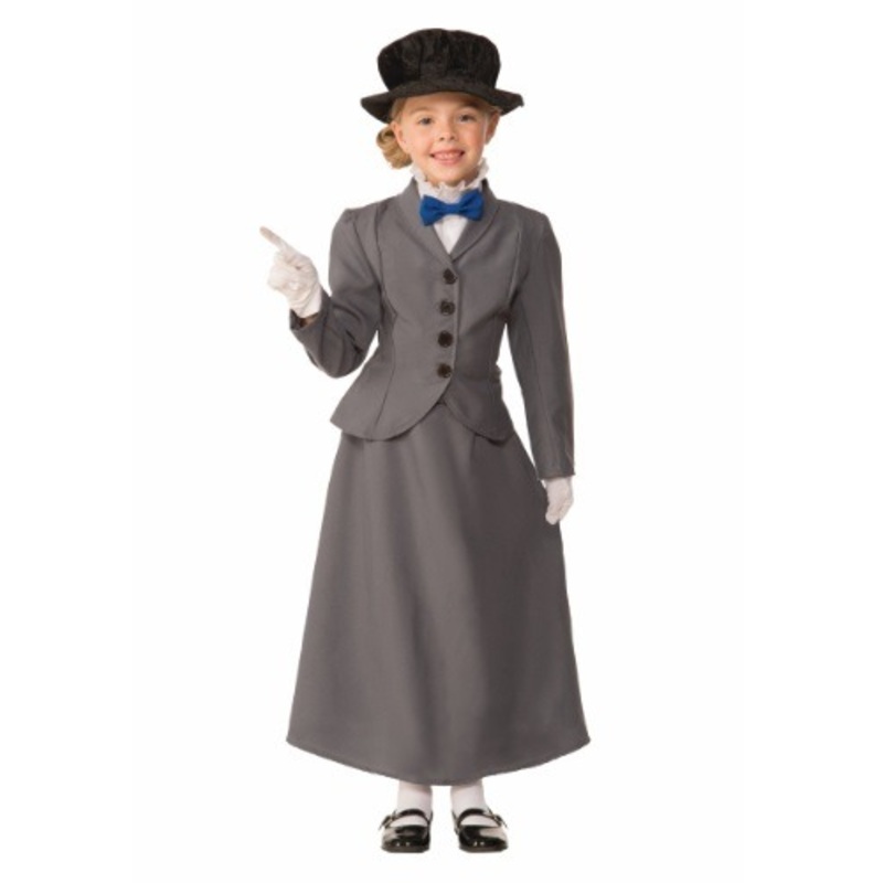 Girl's English Nanny Costume