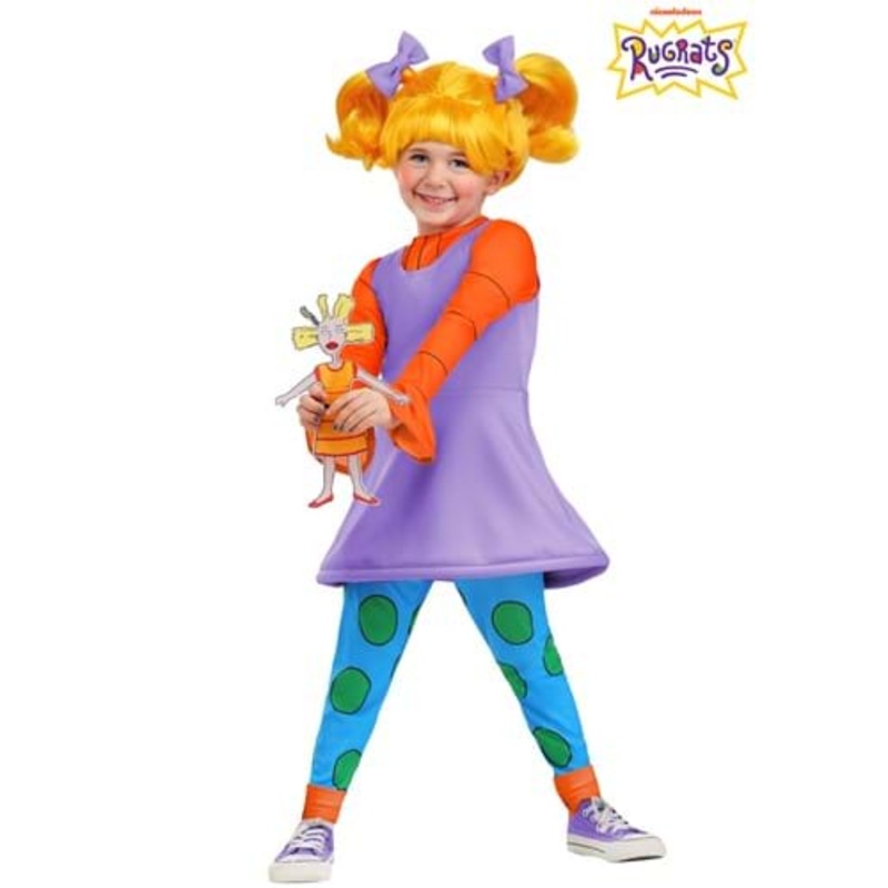 Girl's Nickelodeon Rugrats Toddler Angelica Costume