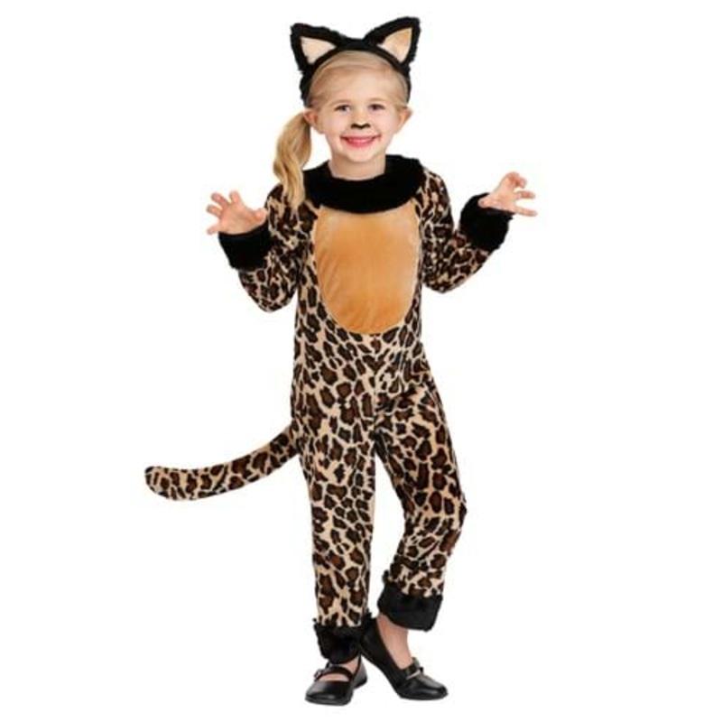 Girl's Toddler Leaping Leopard Costume