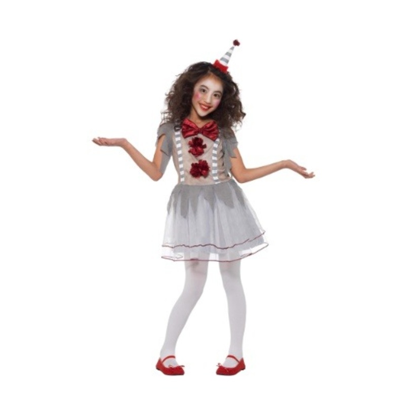 Girls Vintage Clown Costume Dress