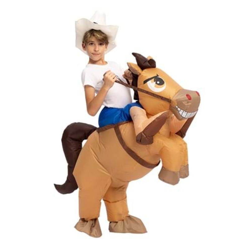 Inflatable Horse Ride-On Costume for Kids