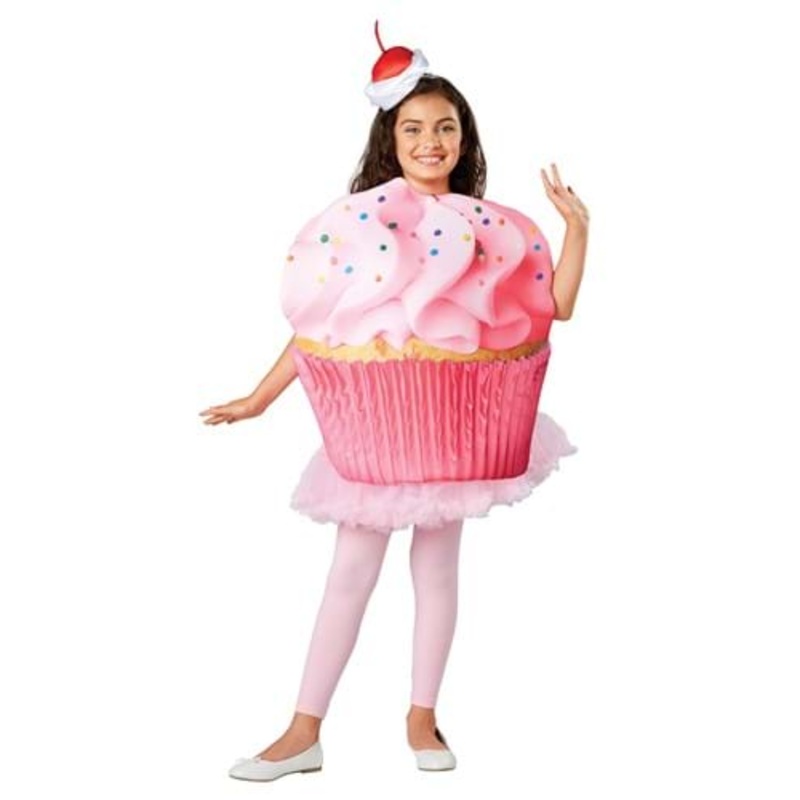 Pink Cupcake Confetti Costume for Kids