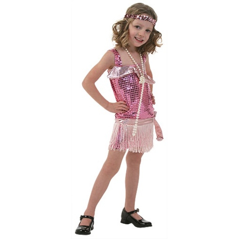 Pink Toddler Flapper Costume