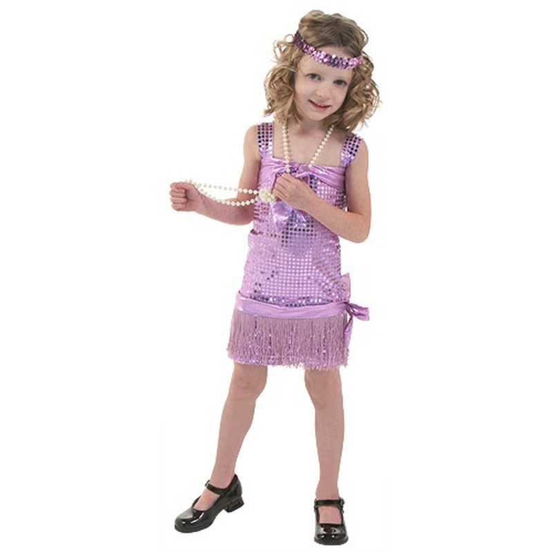 Purple Toddler Flapper Costume