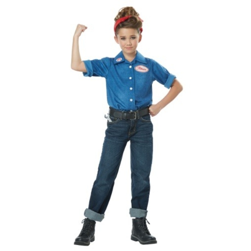 Rosie the Riveter Costume for Girls