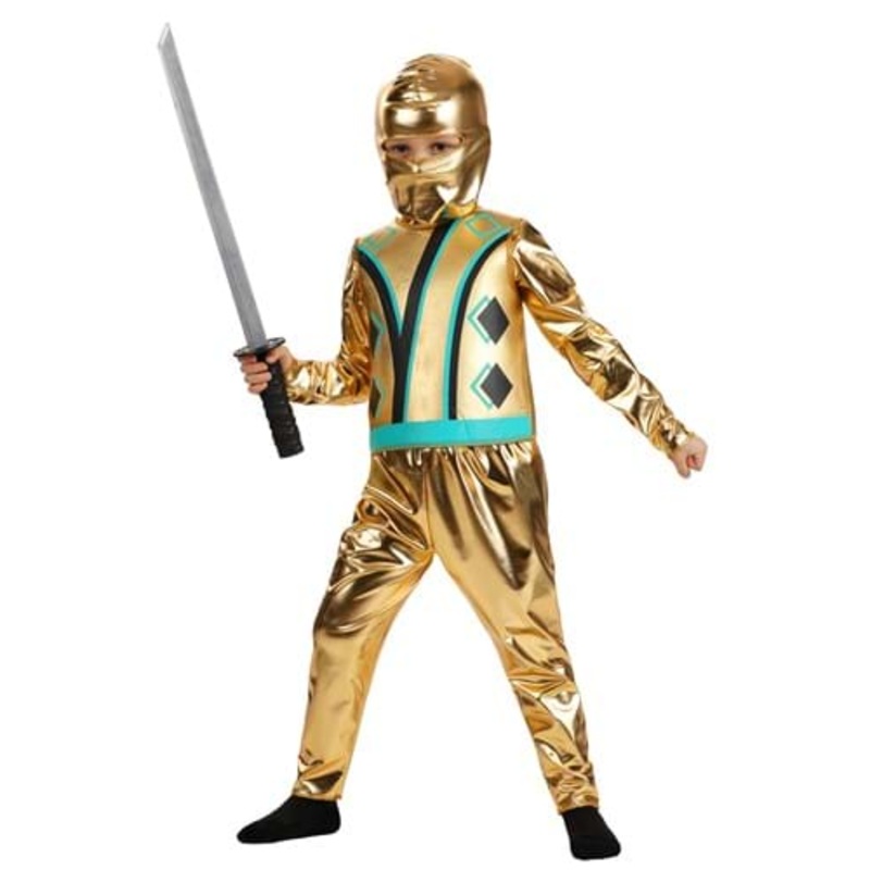 Toddler Gold Ninja Master Costume