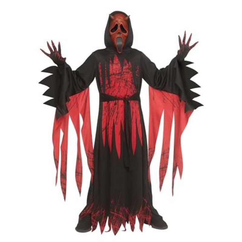 Aged Devil Ghost Face Kid's Costume