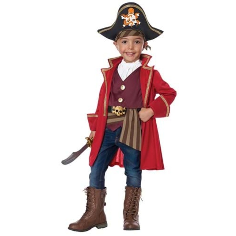 Boy's Cap'n Shorty Pirate Costume for Toddlers
