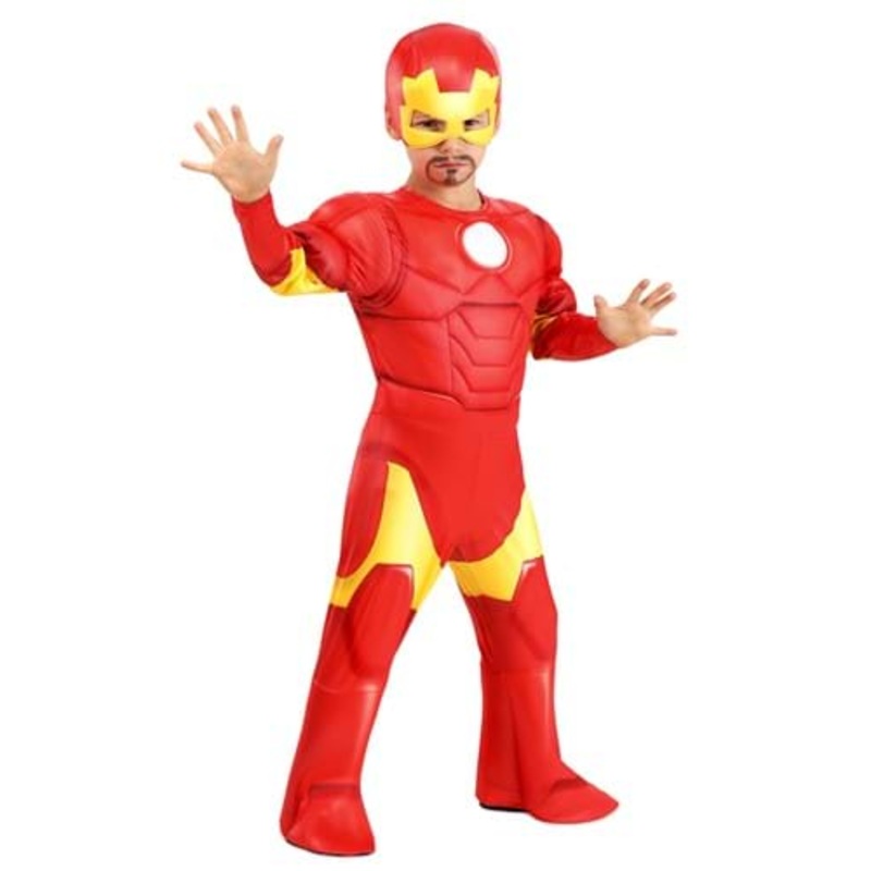 Boy's Toddler Deluxe Iron Man Costume