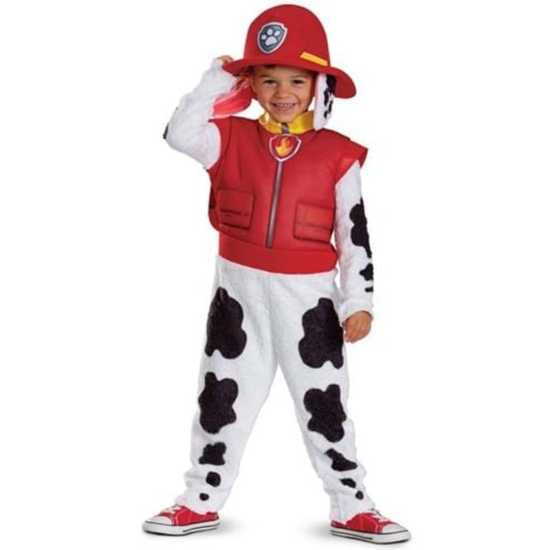 Boy's Toddler Deluxe Paw Patrol Marshall Costume