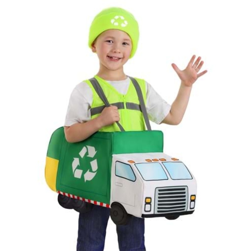 Boy's Toddler Garbage Truck Costume