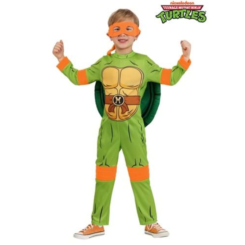 Boy's Toddler Teenage Mutant Ninja Turtles Michelangelo Costume