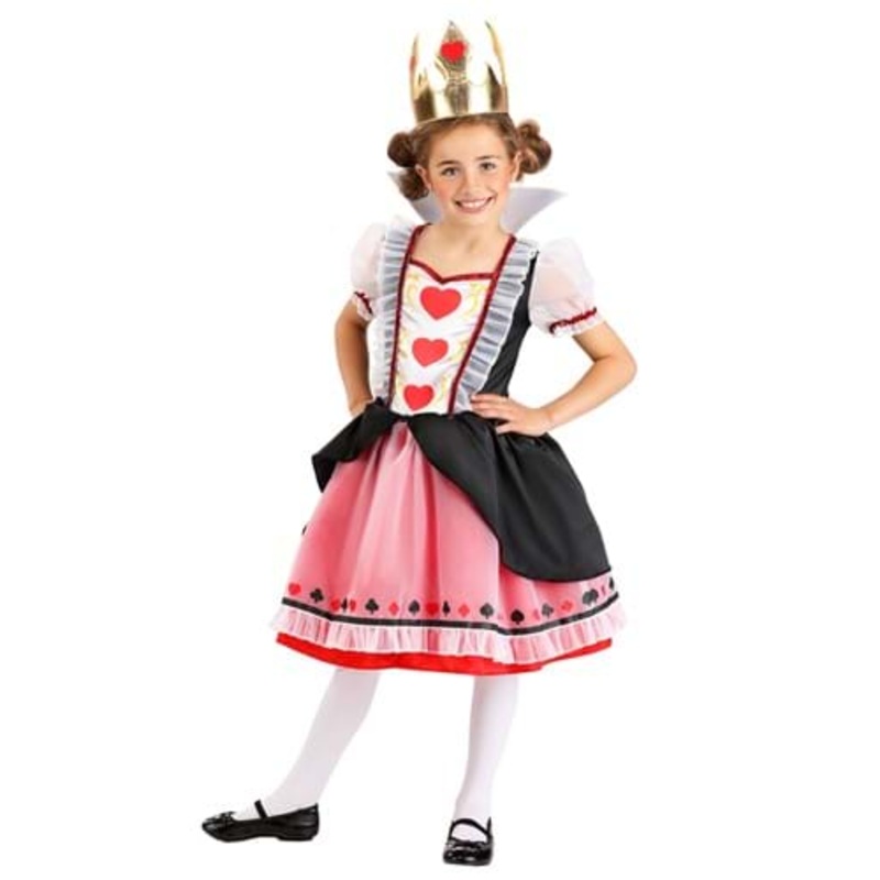 Girl's Classic Queen of Hearts Costume