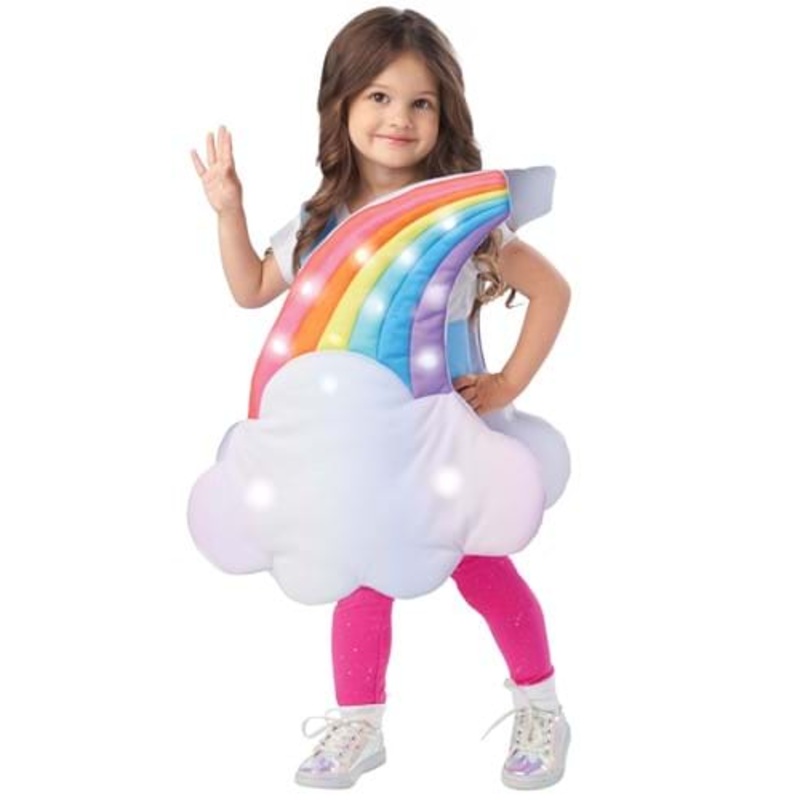 Girl's Toddler Illuminated Rainbow Costume