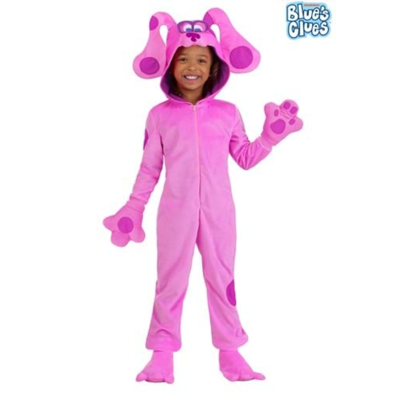 Girl's Toddler Magenta Blue's Clues Costume